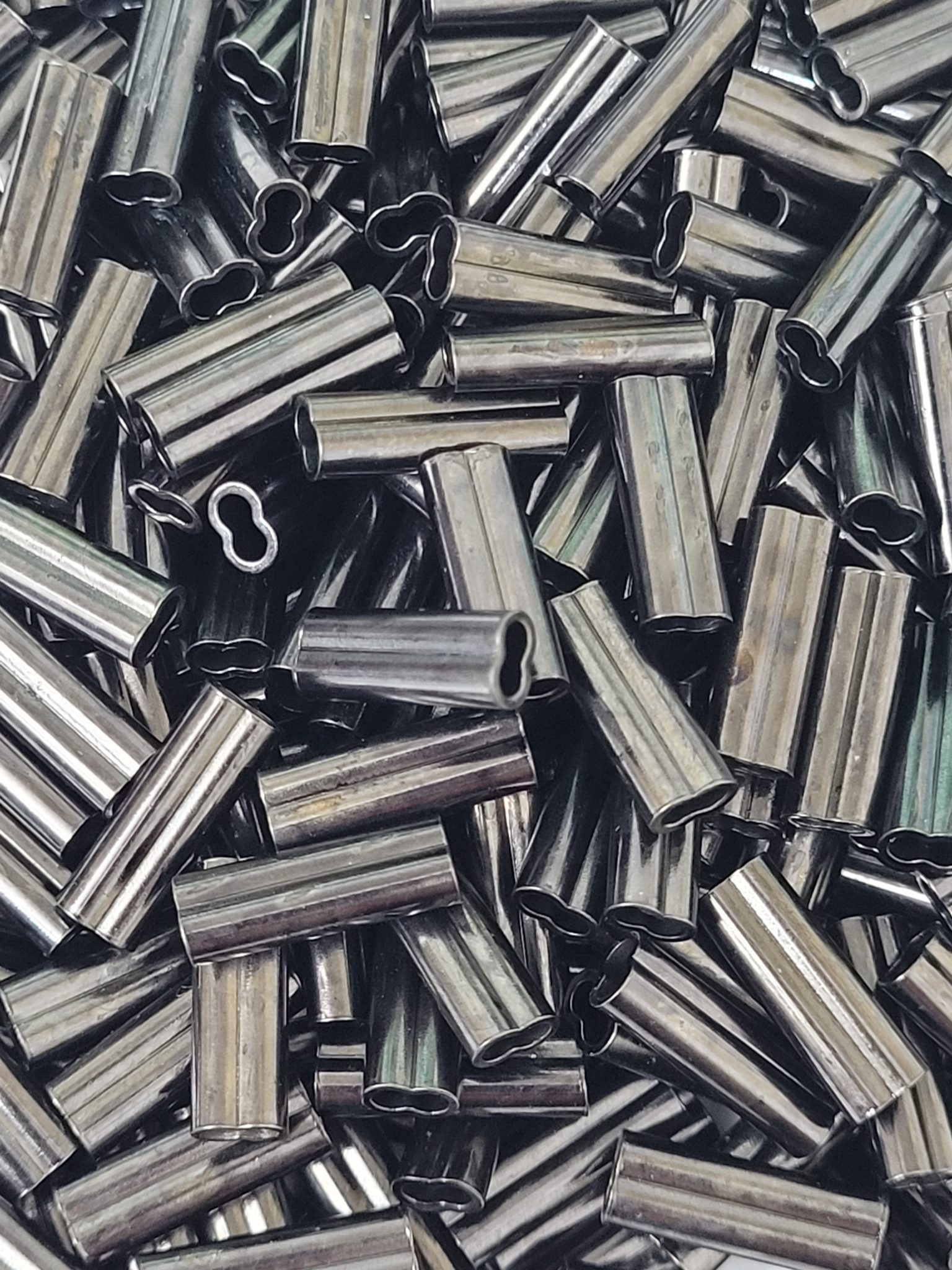 DOUBLE COPPER CRIMPS PKT 100 Fish Biz NZ